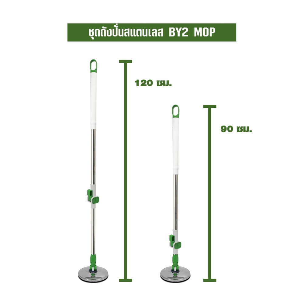 ชุดถังปั่นม็อบ SJEASYMOP รุ่น BY2 สีเขียว_4